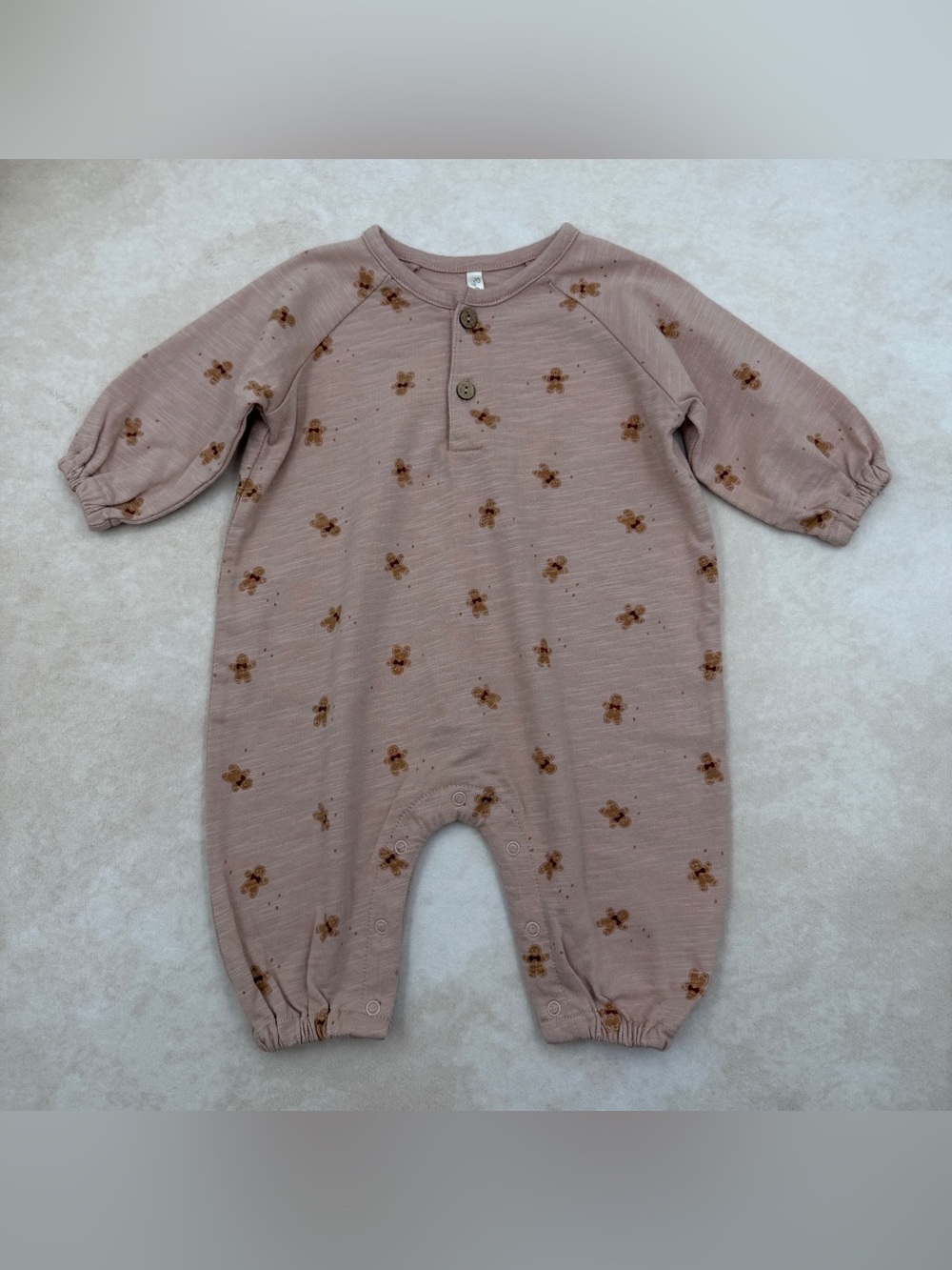 🆕 Rylee + Cru Dusty Pink Gingerbread Romper